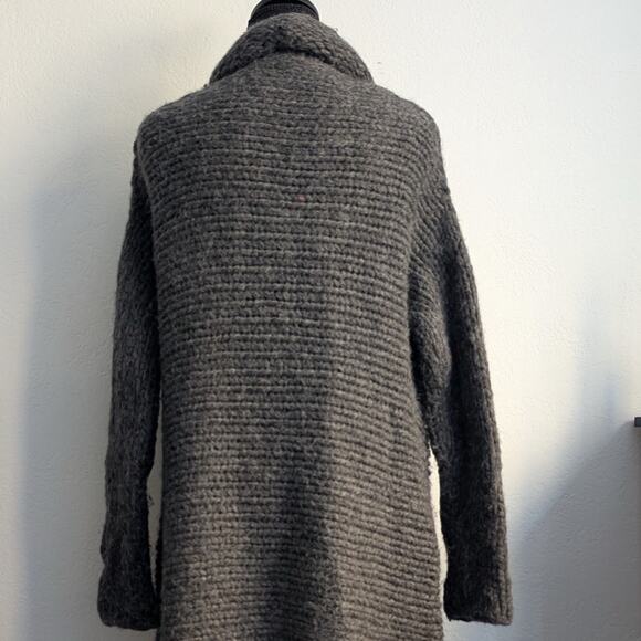 Raquel Allegra Alpaca Open Cardigan Boho Handmade Fringe size 0 - Picture 9 of 15